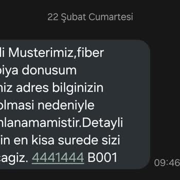 Defalarca Randevu Oluşturulmasına Rağmen Fiber İnternet Bağlantısı Yapılmadı