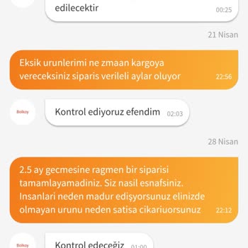 Trendyol Siparişimde Eksik Ürünler Ve İade Sorunu Yaşadım