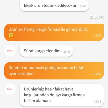 Trendyol Siparişimde Eksik Ürünler Ve İade Sorunu Yaşadım
