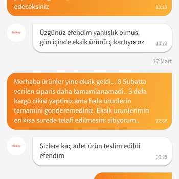 Trendyol Siparişimde Eksik Ürünler Ve İade Sorunu Yaşadım