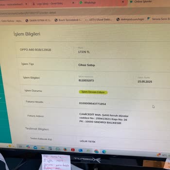 Fatura Kesildi Ama Cihazım Gönderilmedi Ve İptal Edemiyorum