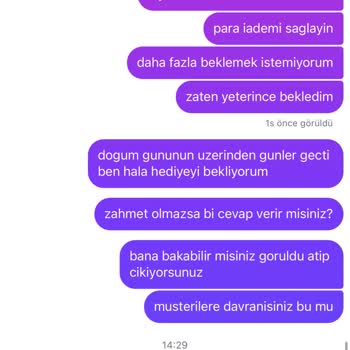 İletişimsiz Ve Gecikmeli Teslimat Mağduriyeti