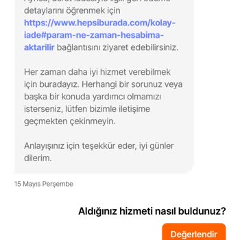 Siparişin 3 Hafta Bekletilip Aniden İptal Edilmesi Mağduriyet Yarattı