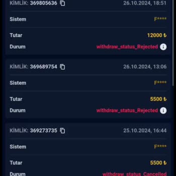 Çekim Talebimde Yaşadığım Mağduriyetin Giderilmesini İstiyorum