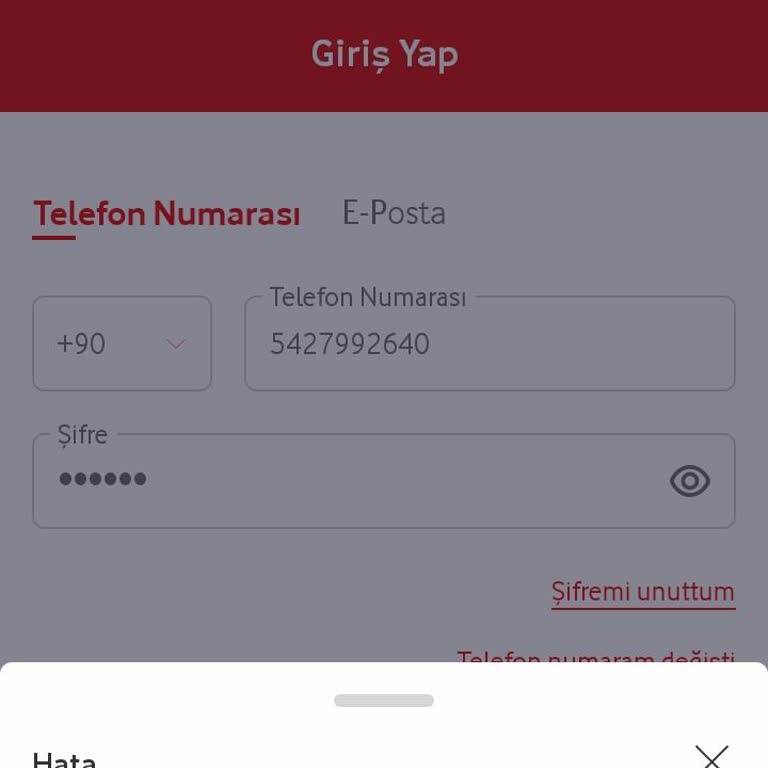 Vodafone Pay Hesabım Haksız Yere Kilitlendi, Giriş Yapamıyorum!