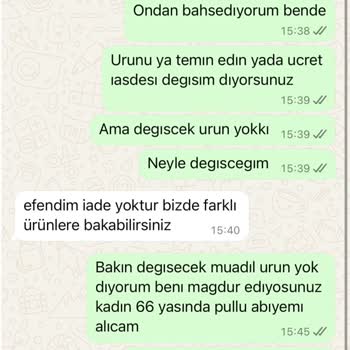 Beden Uyumsuzluğu Ve İade Sorunu Yaşadım
