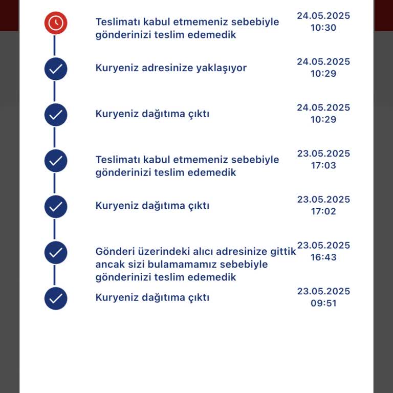 Teslim Edilmeden İade Edilen Önemli Kargo İçin Acil Destek Talebi