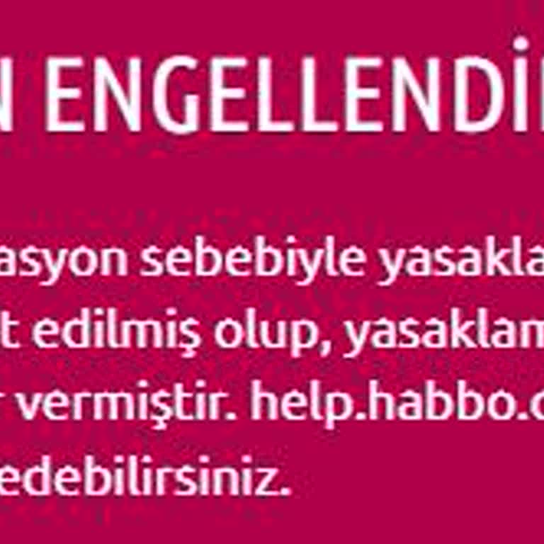 Habbo Haksız Ban Nedeniyle Hesabımın Yeniden İncelenmesini Talep Ediyorum