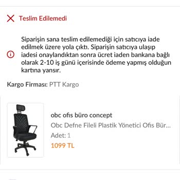 PTT Kargo Yüzünden Siparişlerim Haber Verilmeden İptal Ediliyor