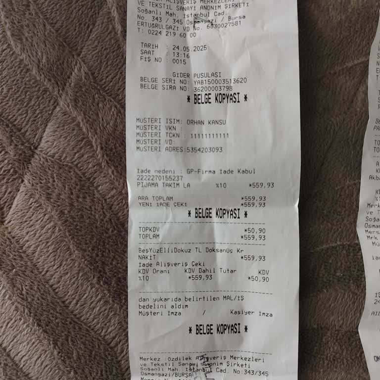 Pijama Takımı Değişim Sürecinde Yaşanan İletişim Ve Hizmet Sorunları