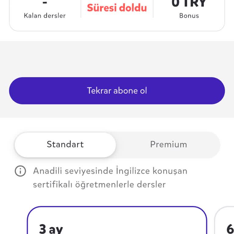 Kullanım Süresi Bitmeden Ders Hakkım Kayboldu Ve İletişim Eksikliği