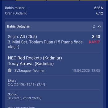 Bahis Kazancım Altyapı Hatası Nedeniyle Mağdur Edildi