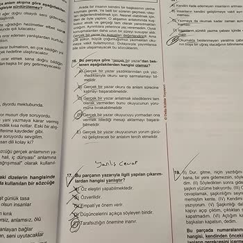 Yanlış Cevap Anahtarı Ve Eksik Video Çözümü Hayal Kırıklığı Yarattı