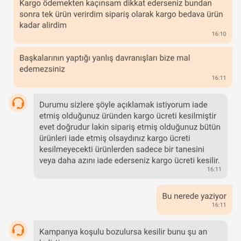 İlk Alışverişte Kargo Ücreti Ve İade Tutarı Mağduriyeti