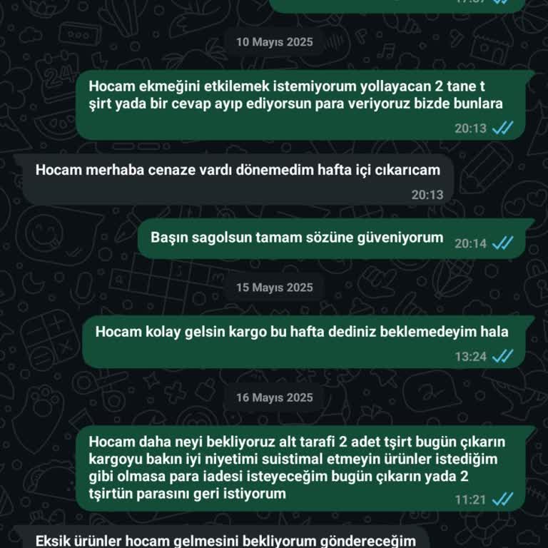 Moon River Mağazasından Aldığım Ürünlerin Değişimi Gecikti