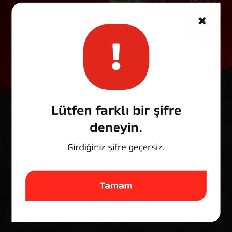 Nescafe Xpress Promosyon Kodunda Geçersiz Şifre Sorunu