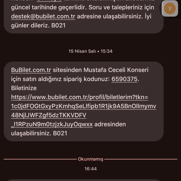 Ertelenen Konser Nedeniyle Bilet İadesi Sorunu