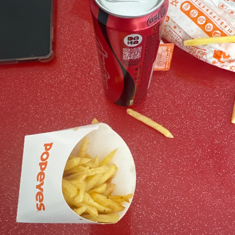 Popeyes Siparişimde Büyük Boy Patates Yerine Küçük Boy Gönderildi