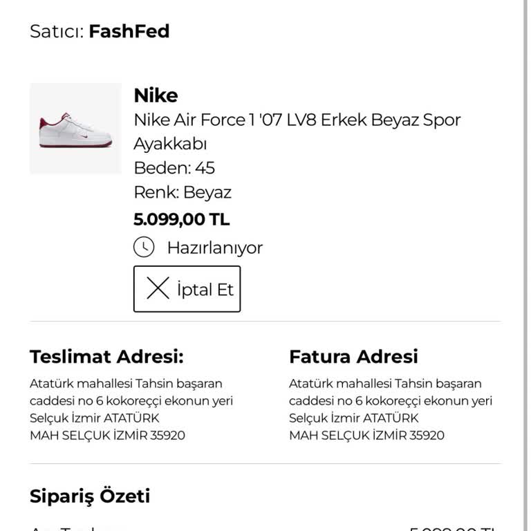 Ayakkabı Siparişim 2 Haftadır Hazırlanmadı, İletişim Yok