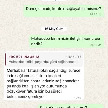 İade Sürecinde Gecikme Ve Müşteri Mağduriyeti Yaşadım