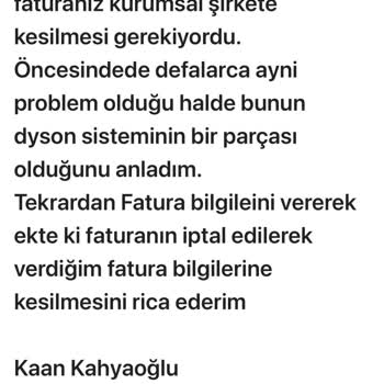 Yanlış Fatura Kesimi Ve Müşteri Taleplerinin Göz Ardı Edilmesi