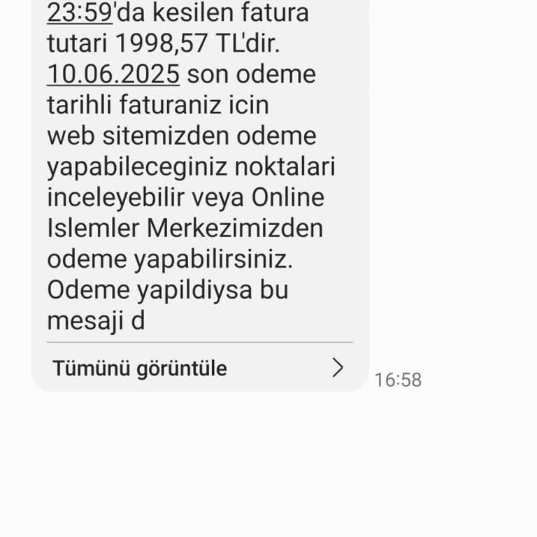 Fatura Şoku Ve Cevapsız Müşteri Hizmetleri