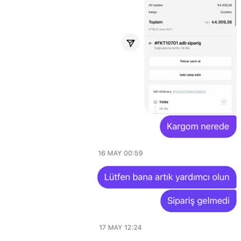 Aldığım Ürün Görseldeki Gibi Çıkmadı İade Sürecinde Sorun Yaşıyorum