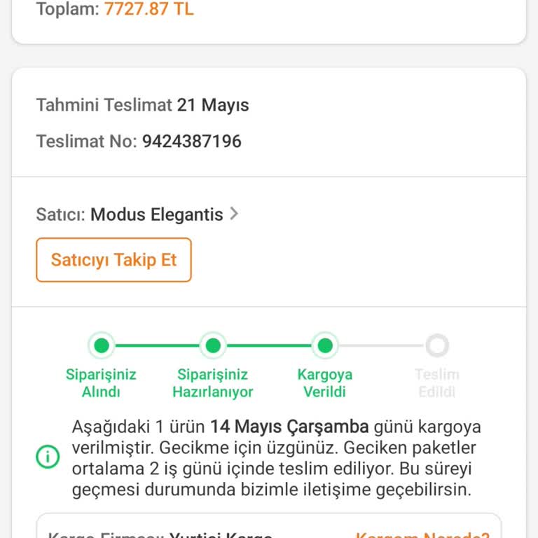 Teslim Edilmeyen Ürün Ve Geciken Para İadesiyle Mağduriyet