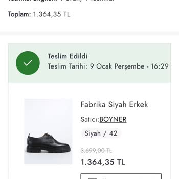 Aldığım Ayakkabı Kısa Sürede Bozuldu, İade Süreci Sonuçsuz Kaldı