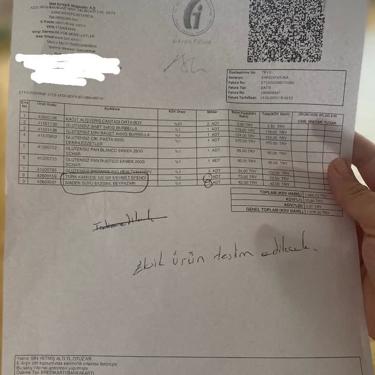 Yanlış Ürün Teslimatı Ve Gıda Güvenliği Endişesi Tekrarlandı