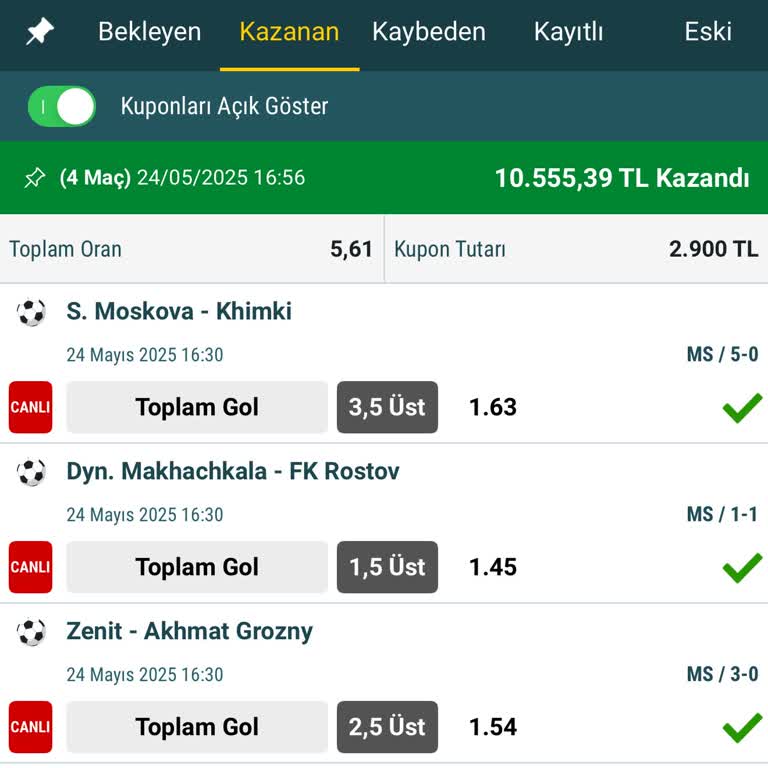 Bahis Kazancım Eksik Yatırıldı, Maç İptali Gerekçesi Belirsiz