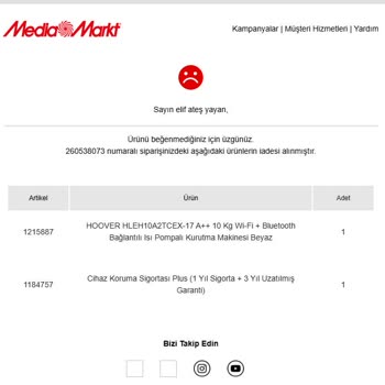 Anneler Günü Hediyesi Teslim Edilmeden İade Edildi, Mağduriyet Yaşadık