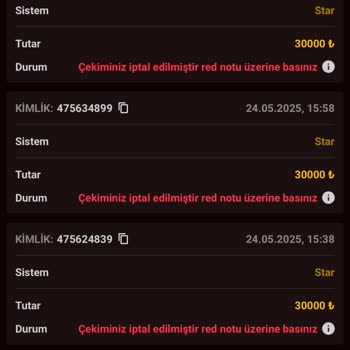 Kazançlı Rulet Oyunundan Sonra Çekim Talebim Reddedildi