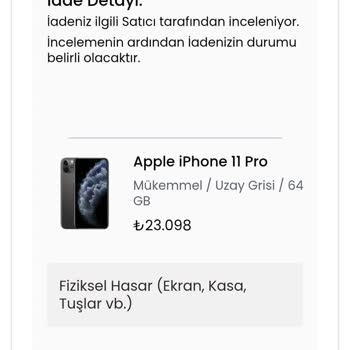 Çizikli Telefon İadesinde 10 Gündür Çözüm Bekliyorum