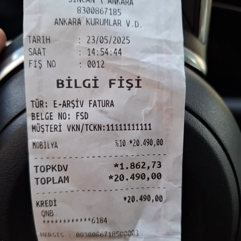 Taşpınar Sincan Şubesi İade Talebimizi Güvenlik Bandı Gerekçesiyle Reddetti