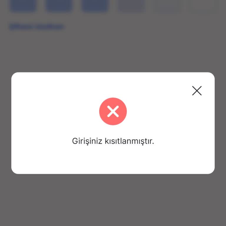 İyzico Giriş Kısıtlaması Nedeniyle Acil İşlem Yapamıyorum