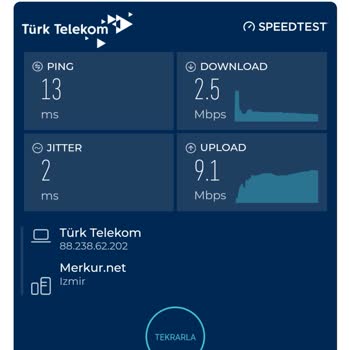 Taahhütlü 50 Mbps Hız Yerine 7 Mbps Hız Alıyorum, Sorunum Çözülmüyor