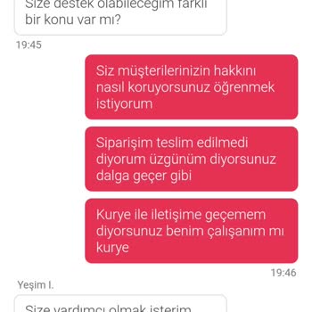 Siparişim Teslim Edilmedi, Çözüm İçin Muhatap Bulamıyorum