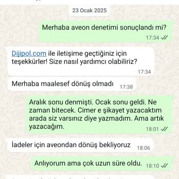 Kasko İptalinden Sonra 5 Aydır Ücret İadesi Yapılmıyor, Mağduriyet Yaşıyorum