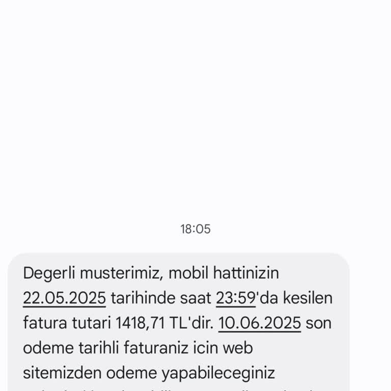 Taahhüt Bitişi Sonrası Yanlış Yönlendirme Ve Yüksek Fatura Mağduriyeti