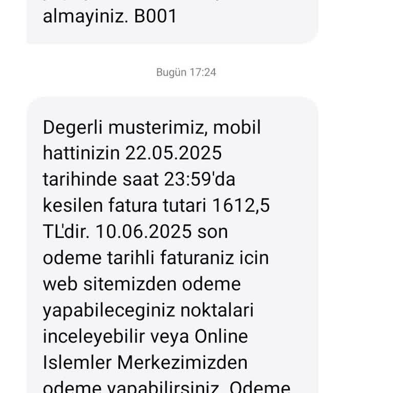 Sözleşme Bitmeden Taşınan Hat İçin Yüksek Fatura Şoku
