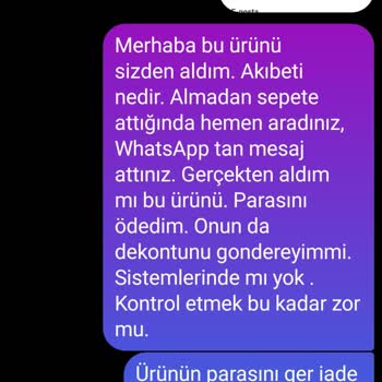 Sipariş Sonrası Bilgi Eksikliği Ve İletişim Sorunu