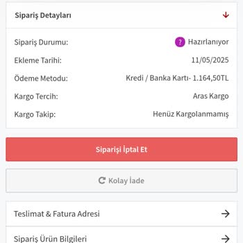 Sipariş Sonrası İletişim ve Gecikme Sorunu