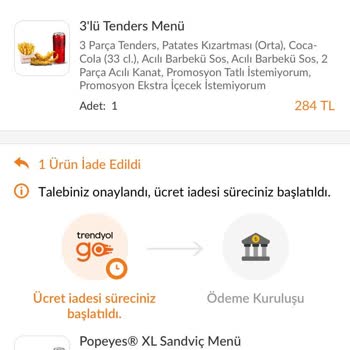 Popeyes Yahyakaptan Şubesi Siparişlerinde Sürekli Eksik Ve Hatalı Ürün Sorunu