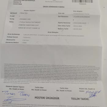 Garanti Sürecinde Parça Değişimi Ve Şarj Sorunu Çözülmedi