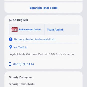 Ye Kazan Hakkım Domino's Şubesi Tarafından Keyfi Şekilde İptal Edildi