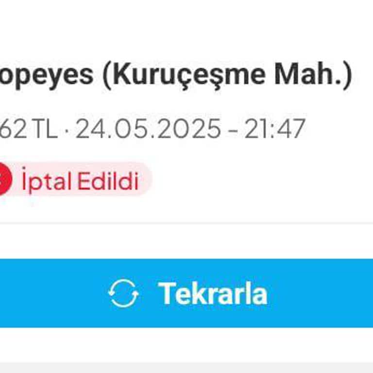 Siparişimin 1 Saatte Hazırlanmaması Ve İlgisiz Personel