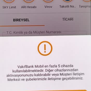 Tek Cihazda Giriş Yapmama Rağmen Çoklu Cihaz Hatası Alıyorum
