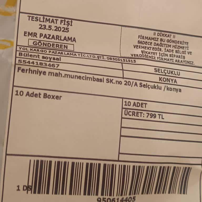 Yanlış Ve Kalitesiz Ürün, İadesiz Mağduriyet!
