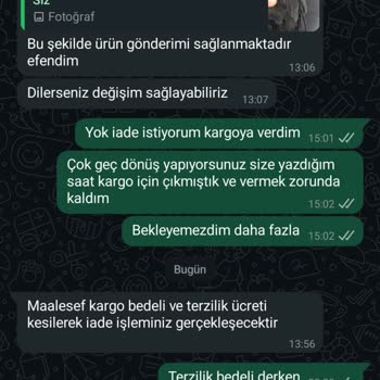 Aldığım Etek Yırtık Geldi, İade Süreci Sorunlu Ve Ücret Kesintisi Yapıldı